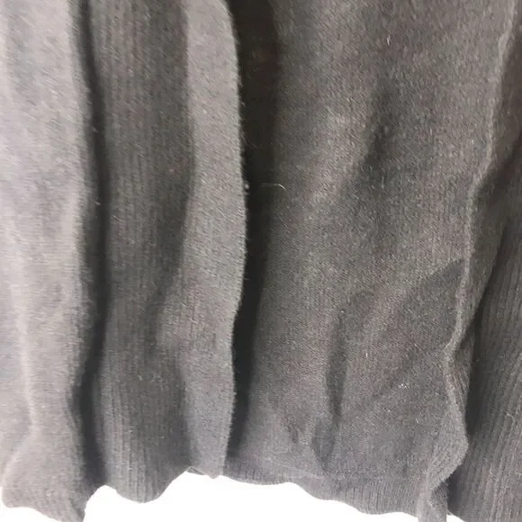 NWT Joan Vass wool blend black sweater vest, size large - Picture 4 of 12